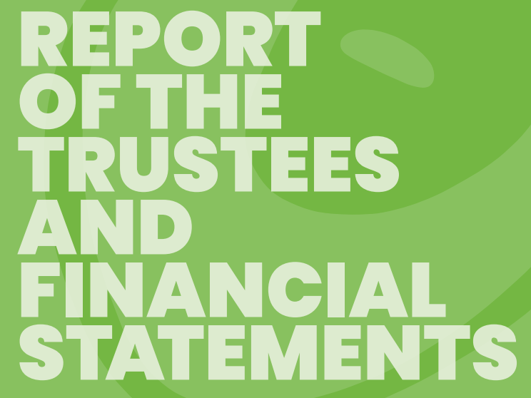 Text reads REPORT OF THE TRUSTEES AND FINANCIAL STATEMENTS FOR THE YEAR ENDED 30 SEPTEMBER 2023